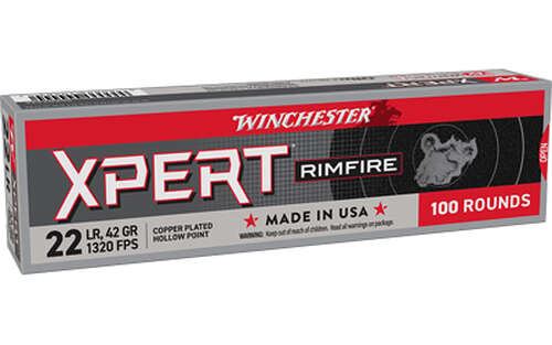 Ammunition Winchester Ammunition XPERT RIMFIRE 22LR WIN XPERT RIMFIRE 22LR 42GR 100/2000 • Model: XPERT RIMFIRE